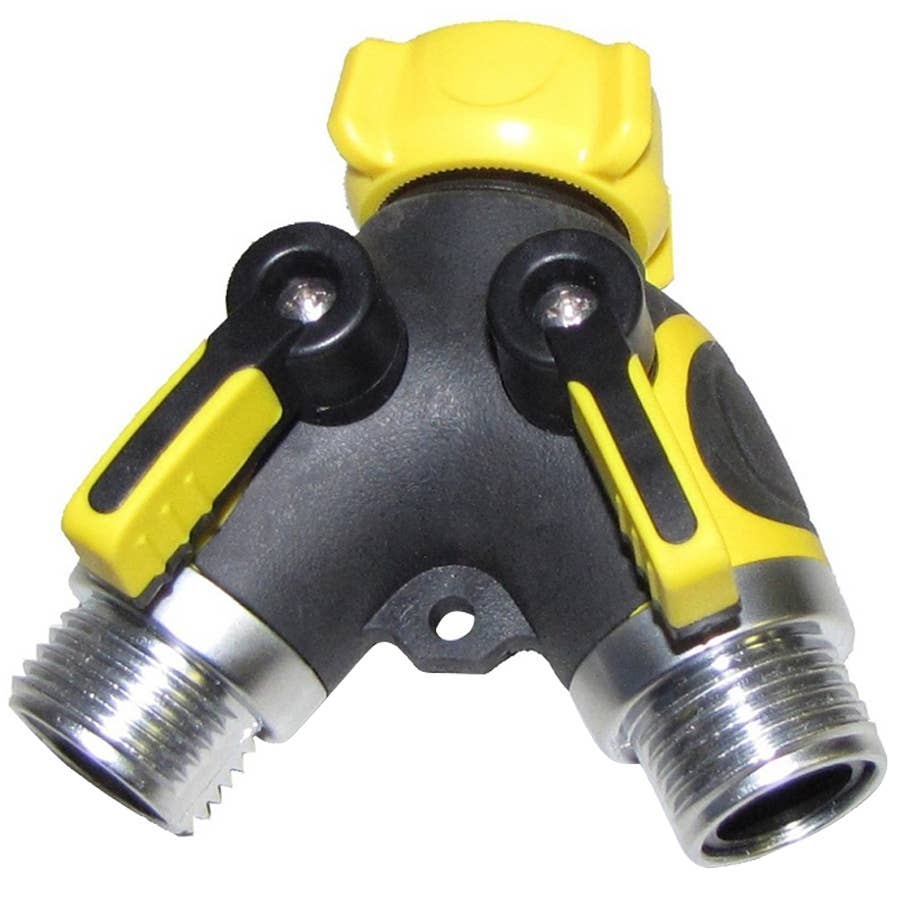 Quality Valve & Sprinkler ABS Y Pattern ShutOff Valve with EZ Grip Handle