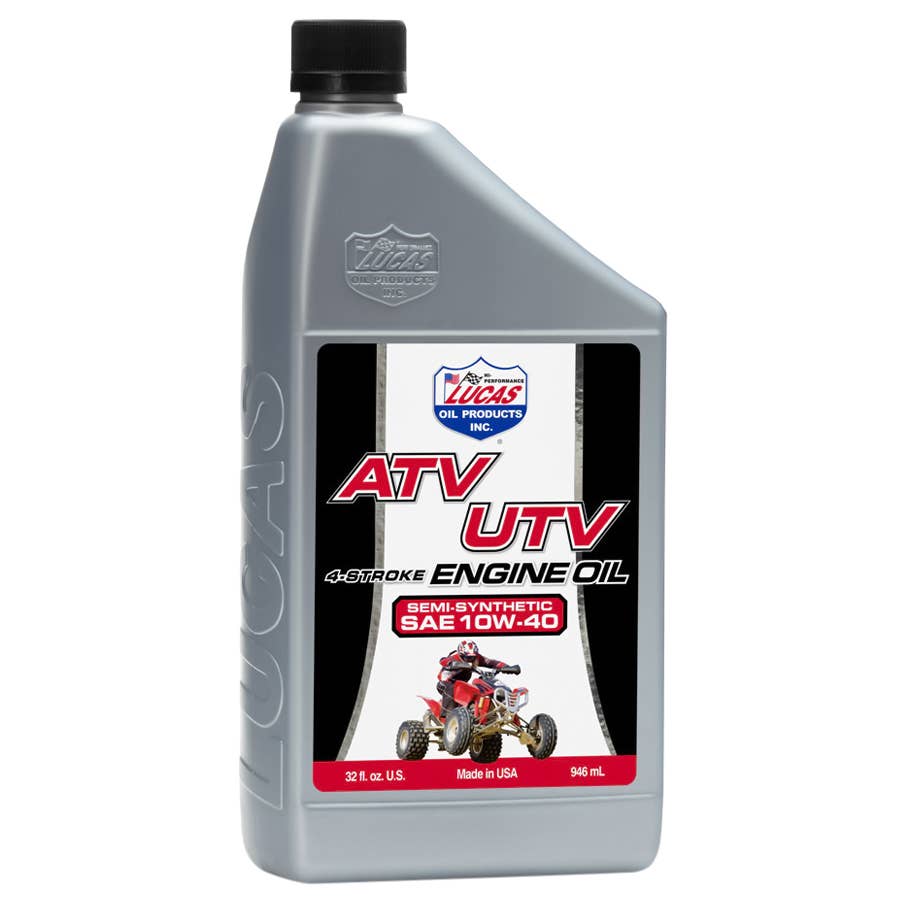 Lucas Oil Semi Synthetic ATV 10W 40 Engine Oil 1 qt