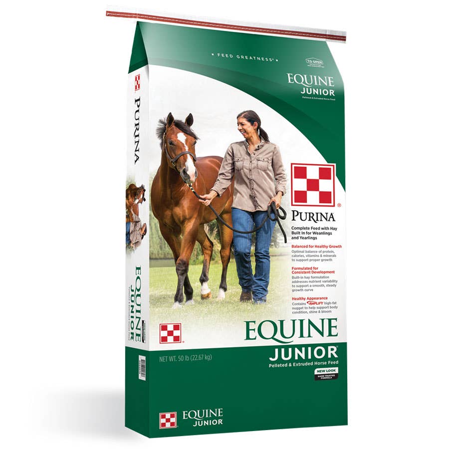 Purina Equine Junior Horse Feed 50 lb.