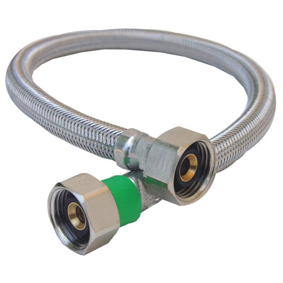 Lasco Braided Stainless Steel Flex Line Faucet Connector