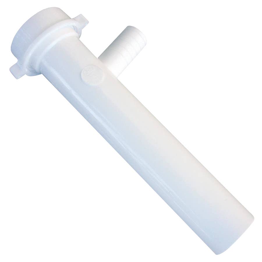 Lasco Plastic Slip Joint Dishwasher Tailpiece 1 1/2"" x 8""