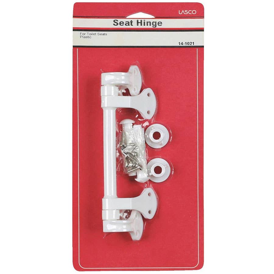 Lasco Toilet Seat with Hinge Set White