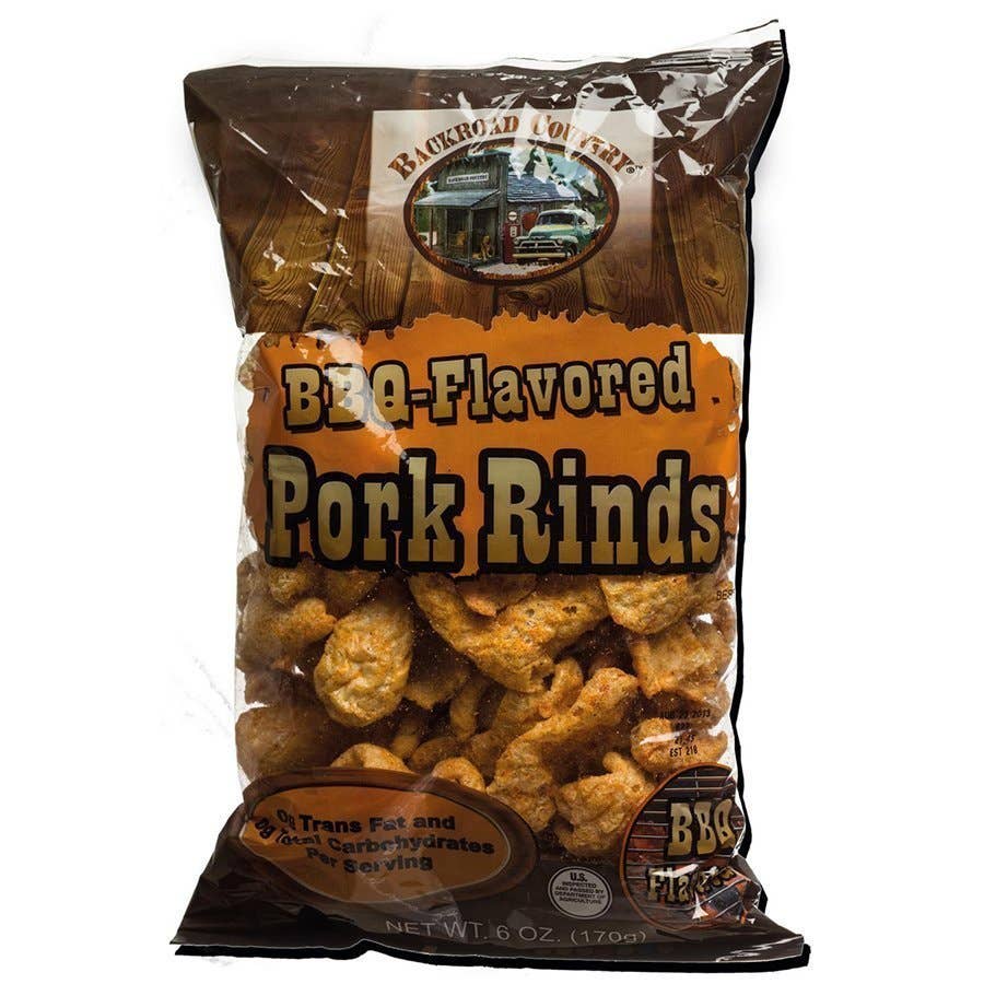 Troyer Backroad Country BBQFlavored Pork Rinds 6 Oz.