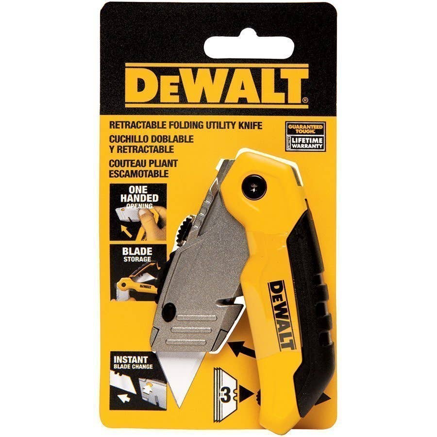 DeWalt® Folding Retractable Utility Knife