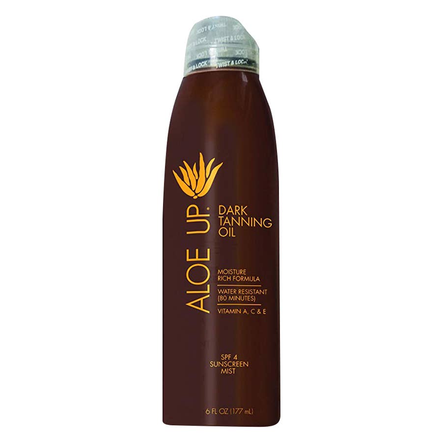 Aloe Up SPF 4 Dark Tanning Oil Continuous Spray