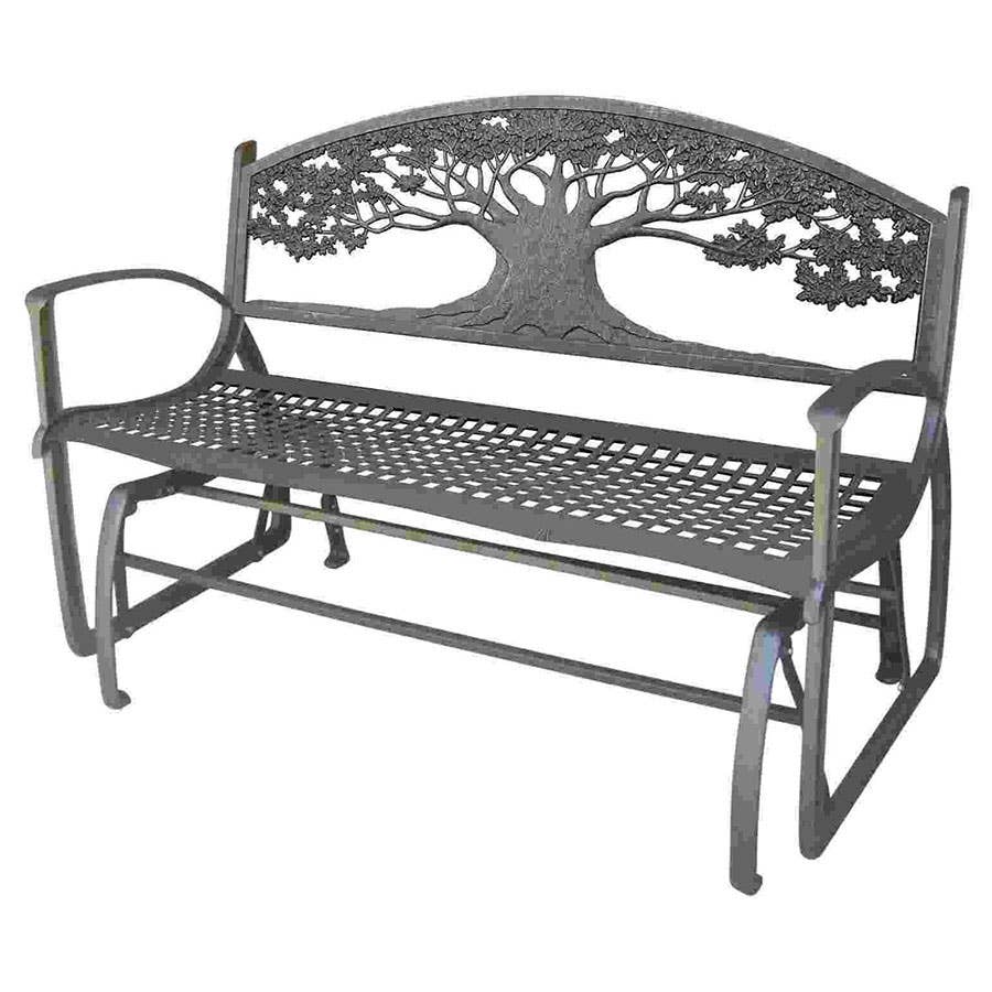 Painted Sky Designs Cast Iron Glider Bench