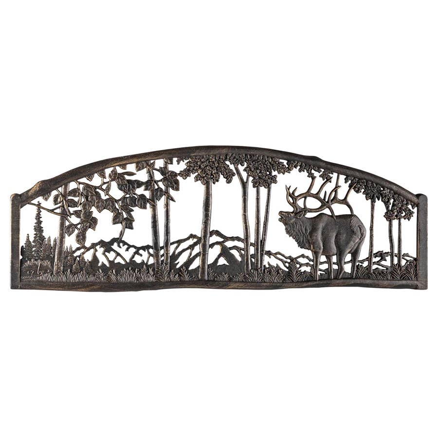 Painted Sky Designs Cast Iron Glider Bench - Thumbnail 2