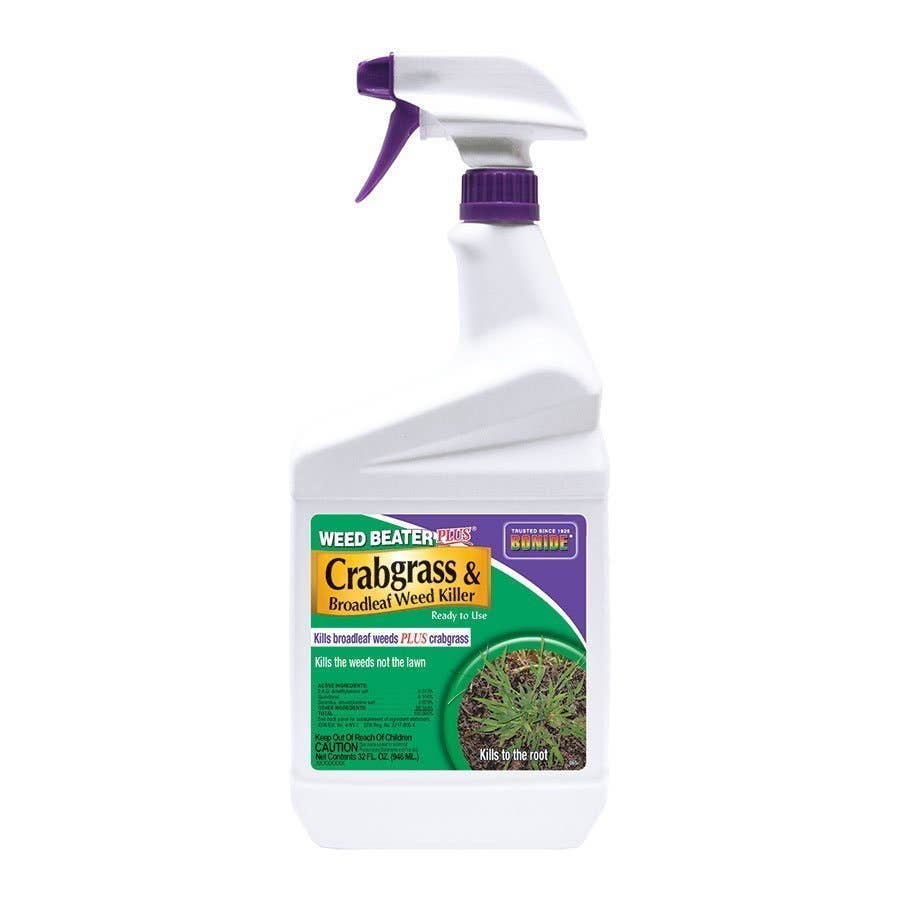 Bonide Weed Beater Plus Crabgrass and Broadleaf Weed Killer 1 Qt.