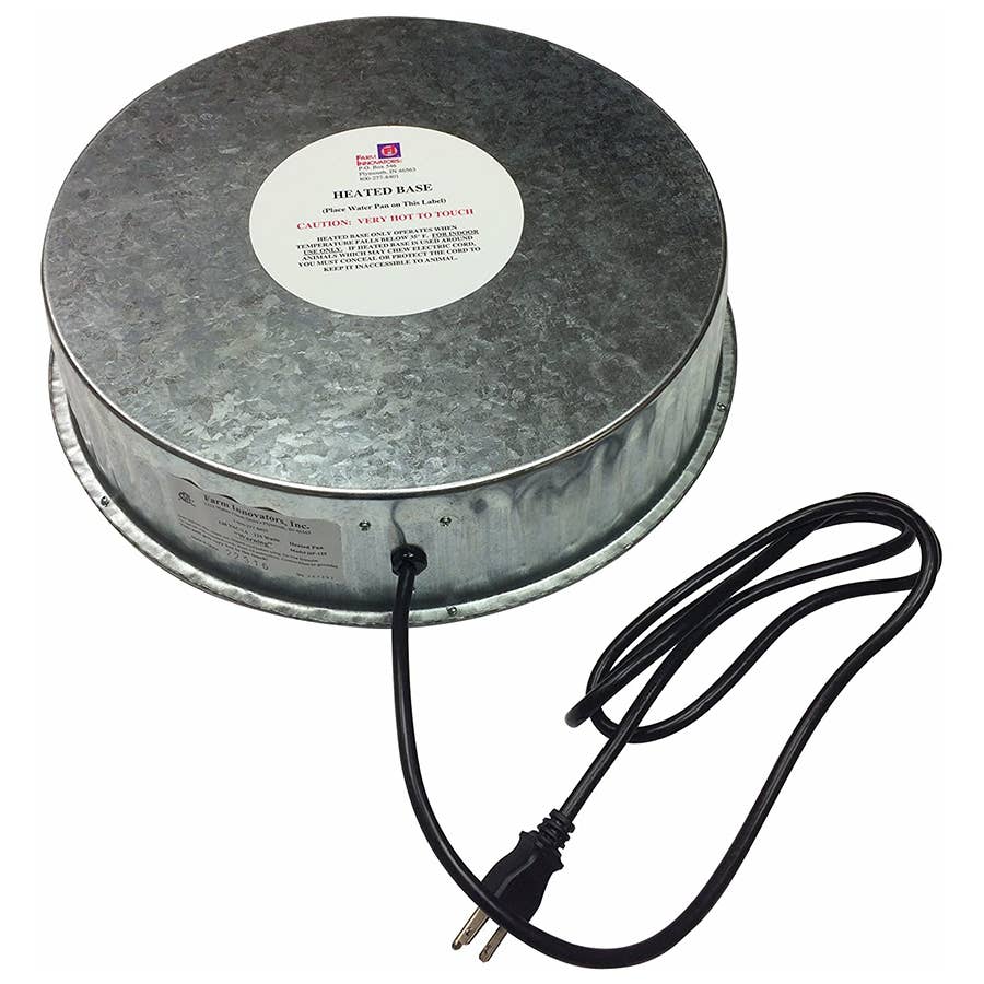 Farm Innovators Heated Poultry Waterer Base North 40 Outfitters