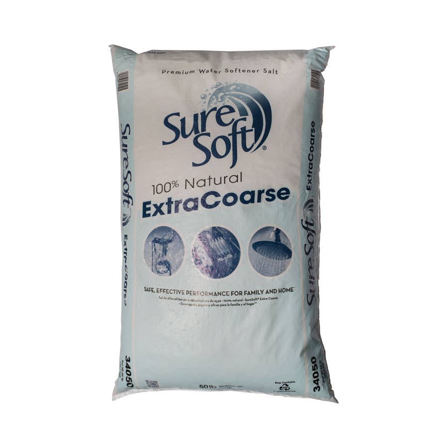 SureSoft Extra Coarse Water Softening Salt 50 lb | North 40 Outfitters