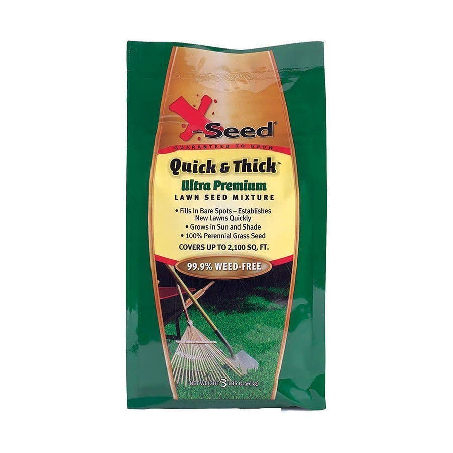 XSeed Quick and Thick Ultra Premium Lawn Seed Mixture
