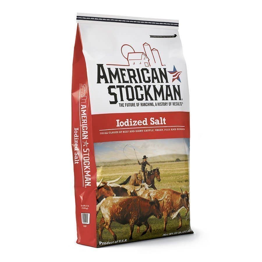 American Stockman Iodized Salt 50 Lb. Bag