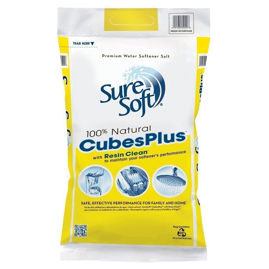 SureSoft CubesPlus with Resin Clean Water Softener 50 Lb. Bag