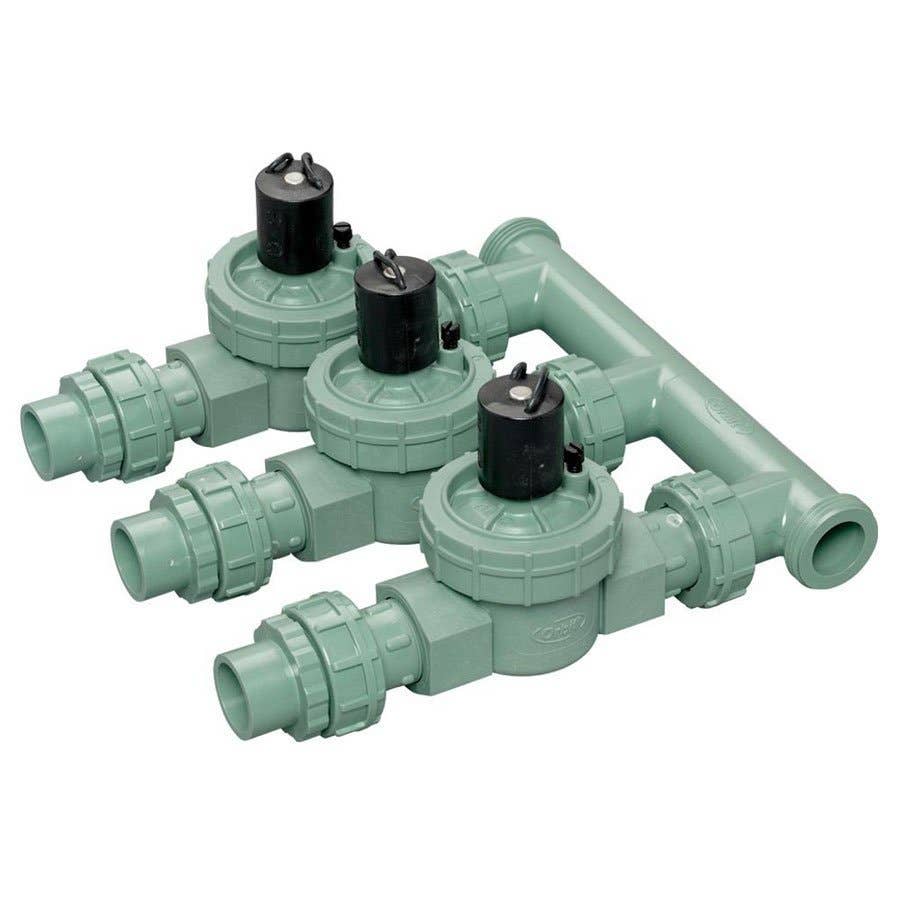 Orbit 3 Valve Preassembled Manifold With Easy Wire