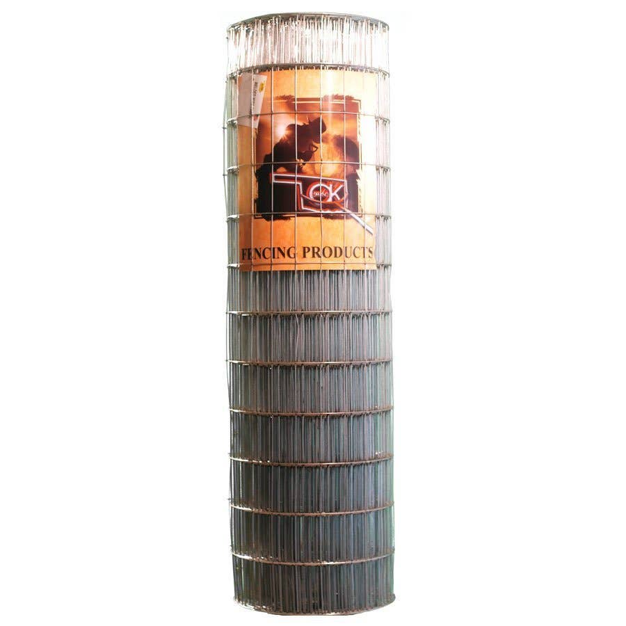 OK Brand 12.5 Ga. Welded Wire Utility Fabric 100' Roll