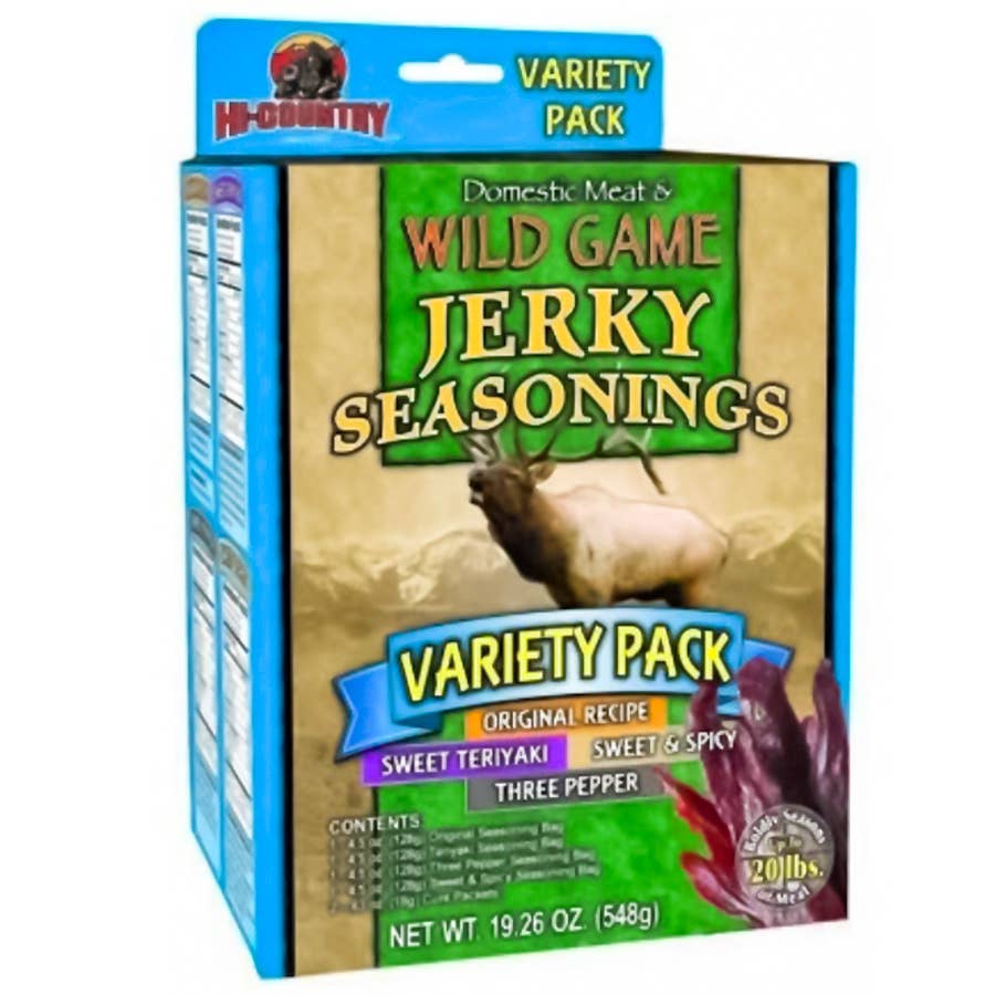 HiCountry Domestic Meat and WILD GAME Jerky Seasonings Variety Pack
