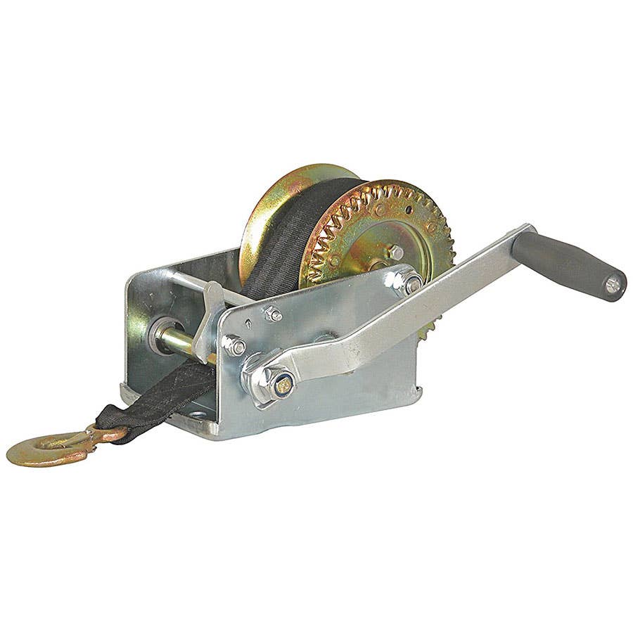 Buyers Products Hand Winch with Strap 800 lb