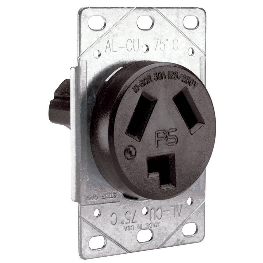 Pass & Seymour Flush Mount Dryer Power Outlet