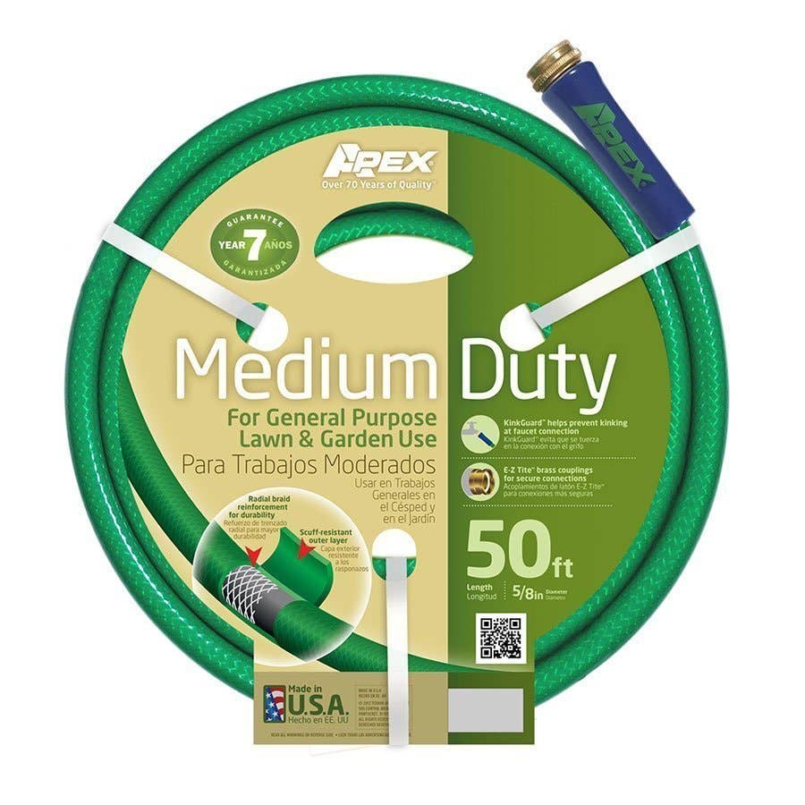 Teknor Apex 5/8"" x 50' Medium Duty Garden Hose
