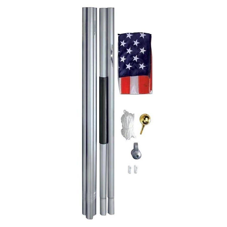 Valley 20Foot Aluminum Flag Pole Kit
