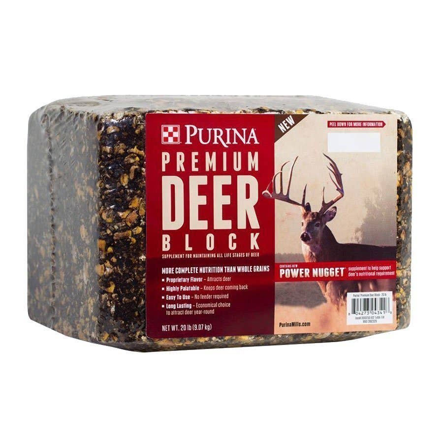 Purina Premium Block Deer Feed 20 Lb.