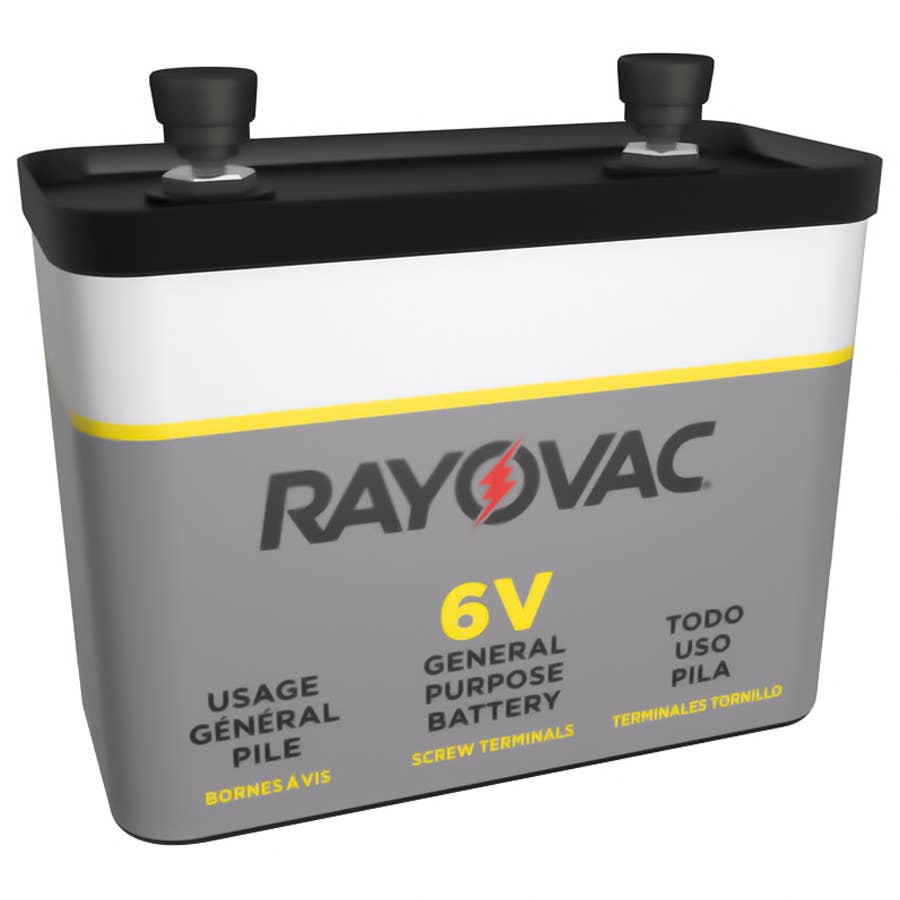 Rayovac 6V Screw Terminals General Purpose Lantern Battery