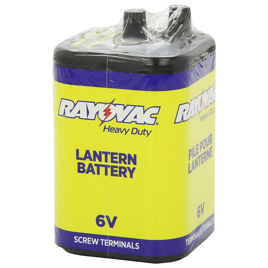 Rayovac Heavy Duty Lantern Battery 6 V Screw Terminals