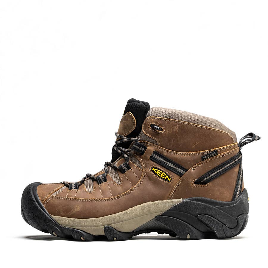 KEEN Men's Targhee II Mid Waterproof Hiker Boots Shitake/Brindle