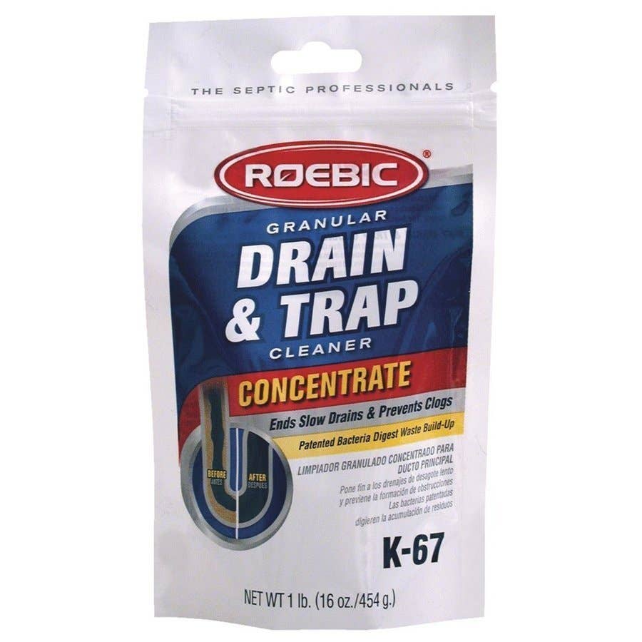Roebic K67 Granular Bacterial Drain and Trap Cleaner 1 lb