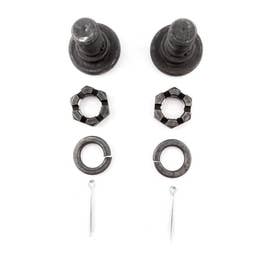 One Set of Two (2) Replacement Blade Bolts for King Kutter Rotary Cutters Replaces 501001 and Includes Two Bolts, Two Castle Nuts, Two lockwashers and Two Cotter pins