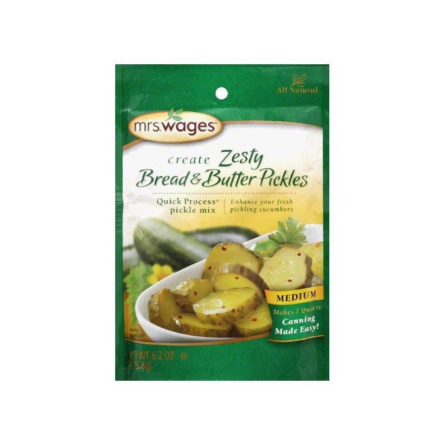Mrs. Wages Quick Process Zesty Bread and Butter Pickle Mix