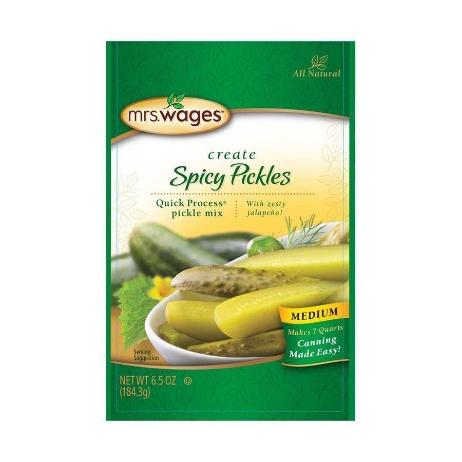 Mrs. Wages 5.3 Oz Sweet Pickles Quick Process Mix - W624-J7425 | Blain - View #3
