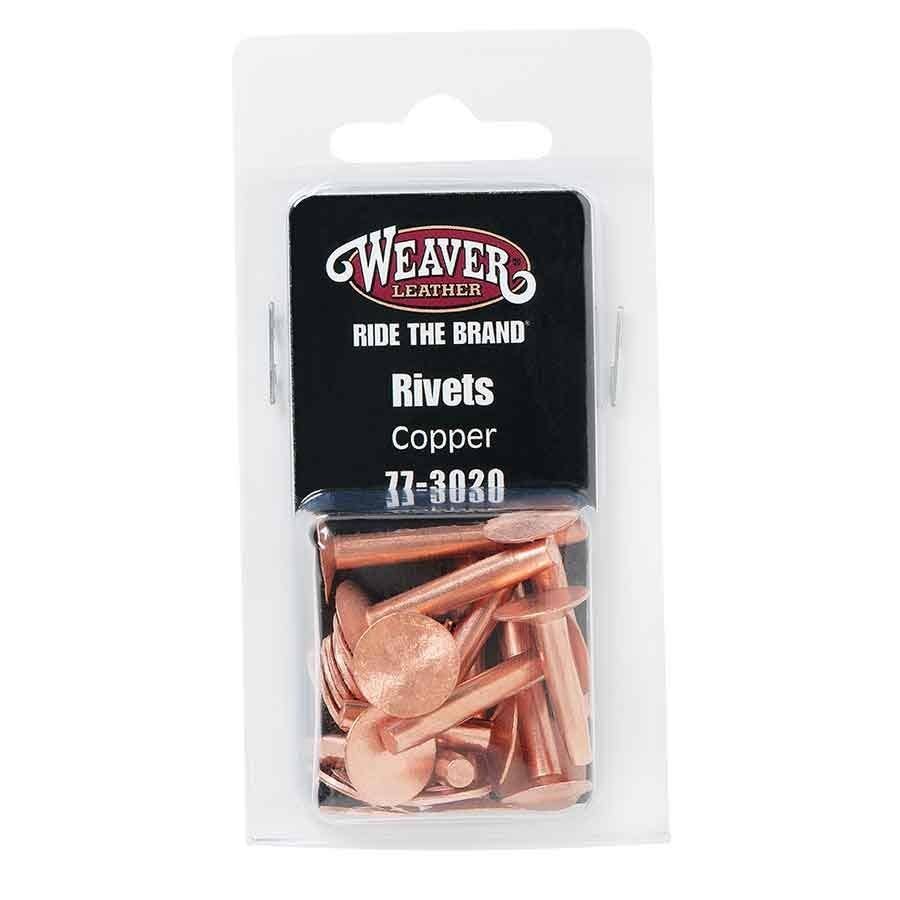 Weaver Assorted 9 Copper Rivets & Burrs