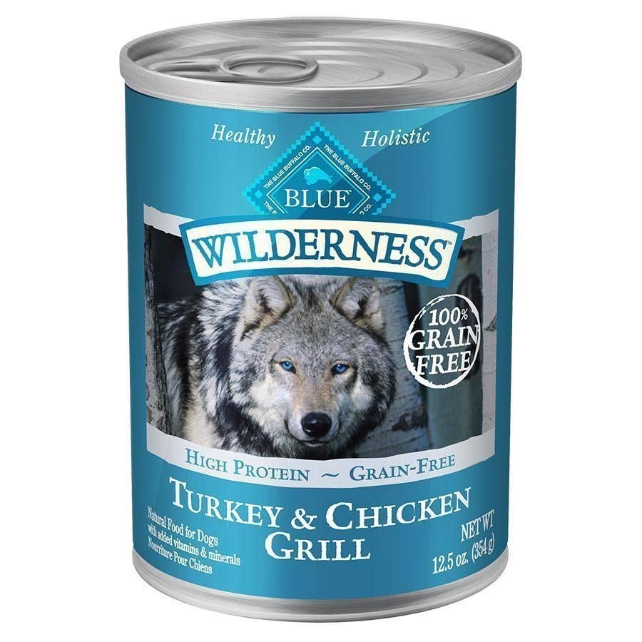 BLUE Canned Wet Dog Food Duck & Chicken Grill North 40 Outfitters