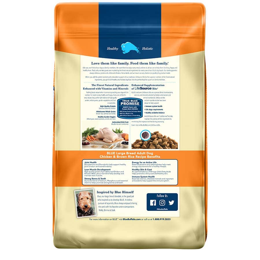 Blue Buffalo Life Protection Formula 30 lb. Chicken & Brown Rice Large Breed Adult Dry Dog Food
