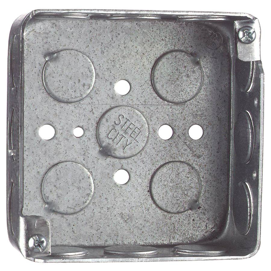 16 Pcs 8 Set Electrical Junction Box With Cover Square Plenum Box - View #12