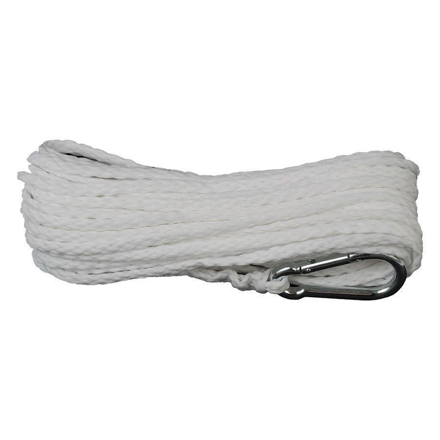 Attwood Cima D'Ancora In Polipropilene Trecciato Cavo - Resistente A Muffa E Funghi, Con Gancio A Molla, Ideale Per Nautica E Campeggio