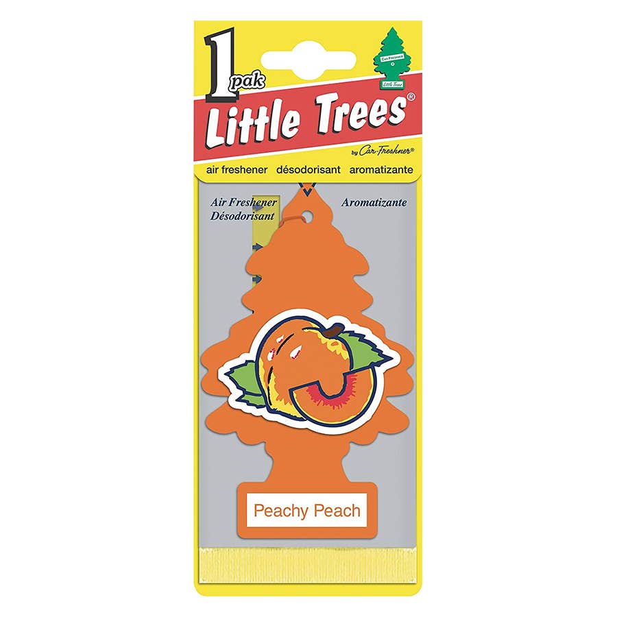 Little Trees Peach Hanging Paper Car Freshener