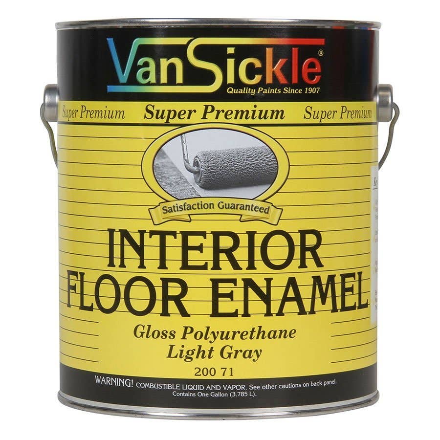Van Sickle Gloss Polyurethane Floor Enamel Paint 1 Gal.