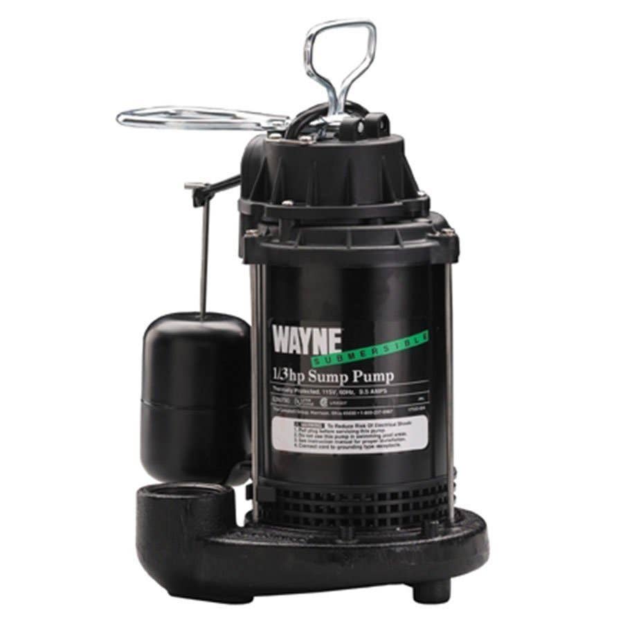 Wayne Cast Iron Sump Pump 1/3 hp