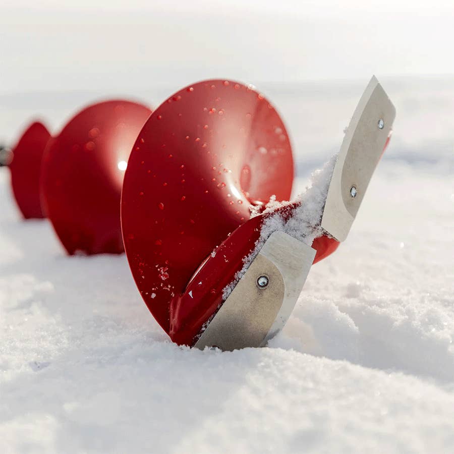 Hand Auger Blades Eskimo Ice Auger Ardisam Eskimo 8-Inch Silvertip